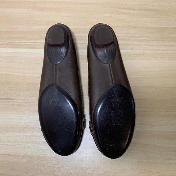 COPY - Chloé Brown Flats - Picture 3 of 11